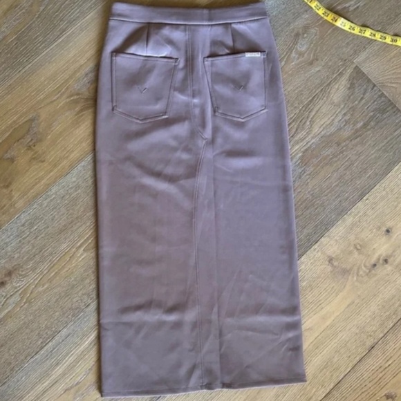 HUDSON Reconstructed Skirt in Deep Taupe - Picture 3 of 11